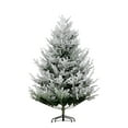 thumbnail image 4 of HOMCOM 6 Foot Artificial Christmas Tree, Pine Hinged Xmas Tree with 795 Realistic Branches, Steel Base, Auto Open, Green, 4 of 10