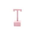 thumbnail image 1 of QualitChoice Jewelry Display Stand Velvet Necklace Bracelet Holder Bracelets Rack Organizer Layout Props Home Shop Showcase Pink Type 1 Pink T Earring Holder, 1 of 6