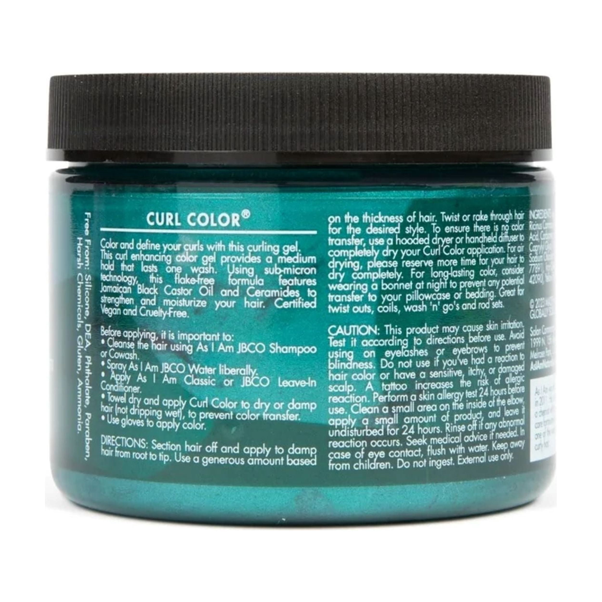 As I Am Curl Color Dark Teal 6oz