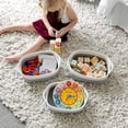 thumbnail image 5 of 5-Piece Rectangle Natural Cotton Rope Woven Storage Basket Set, Small Organizer Bins for Montessori, Baby Nursery, Dog & Cat Toys, Bathroom Storage, 5 of 8
