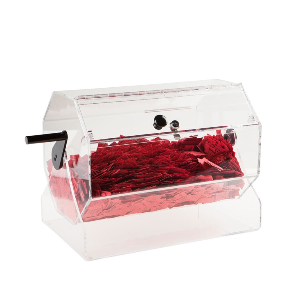 Raffle Drum and Clear Base Drawing Drum Ticket Tumbler Walmart