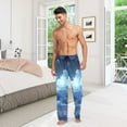 thumbnail image 7 of Men's Pajama Pants Sky with Cloud Cotton Long Sleepwear Lounge Pants L, 7 of 7