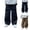 Black, variant on Coerni Boys Cargo Pants Baggy Casual Wide Leg Pants Workout Parachute Trousers Trendy Streetwear for Kids 5-16 Years