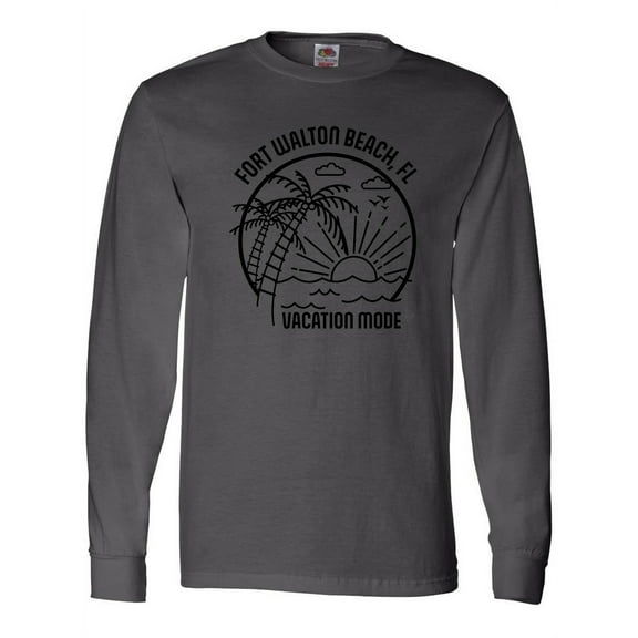 Inktastic Summer Vacation Mode Fort Walton Beach Florida Long Sleeve T-Shirt