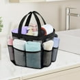 thumbnail image 5 of Large Capacity Shower Bag,Portable Shower Basket with 9 Pocket,Quickly Dry Shower Bag for Toiletry,Suitable for Home,Gym,Travel and Camping, 5 of 6