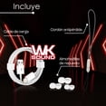 thumbnail image 3 of Audífono In ear Bluetooth Oem Para iPhone Android Wk Color Blanco Luz Verde V02, 3 of 5