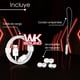 thumbnail image 3 of Audífono In ear Bluetooth Oem Para iPhone Android Wk Color Blanco Luz Verde V02, 3 of 5