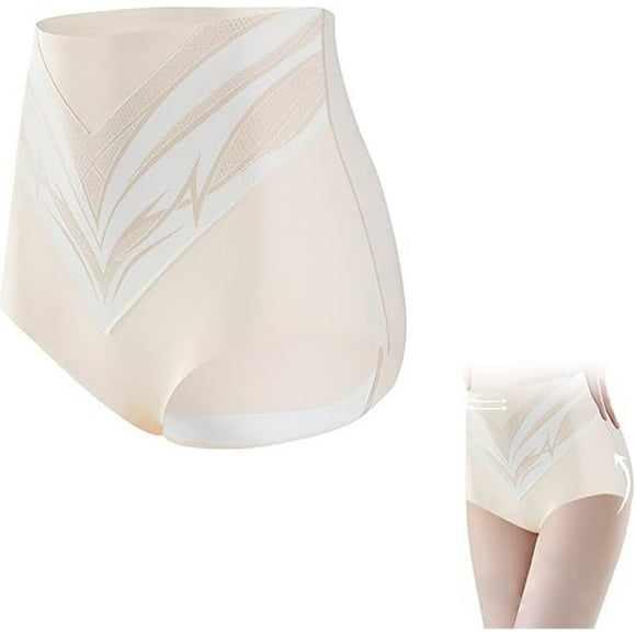 Women's High- Compression Belly Support Pants for Everyday Wear—Double Layer Tummy Shaping Non- Lightweight Panties for Women