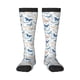 thumbnail image 1 of Fotbe Butterfly Calcetas Divertidas Estampadas para Hombre y Mujer, Calcetas de Algodón hasta la Rodilla para Caminar, Correr, Enfermería y Embarazo, 1 of 6