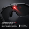 thumbnail image 6 of Optiq Frames POV Glasses, OptiqFrames 4K Smart Camera Sunglasses, POV Video Recording Glasses for Men Women – Wearable Tech with 32GB SD for Baseball, Cycling, Skiing, Running, 6 of 8