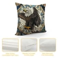 thumbnail image 4 of Orinice Eagle Stained Glass Art Graphic Decorative Throw Pillow Cover for Home Couch Living Room Bed Sofa 22x22in, 4 of 5