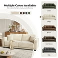 thumbnail image 6 of COPIAE 86 Inch Sofa with Extra Deep Seats Oversize,2 Seater Sofa for Living Room, Modern Couch and Sofa, Comfy Armrests and Seats and Backrests, Easy Installation,Chenille Fabric Beige, 6 of 13