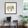 thumbnail image 3 of Art.com Boho Paisley Elephant I Art Print by Danhui Nai, Brown Frame Wall Art, 38" x 38", 3 of 5