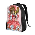 thumbnail image 2 of Cardcaptor Sakura Backpacks Casual Daypacks Student Book Bag Printing Satchel Rucksack Lightweight Schoolbag, 2 of 3