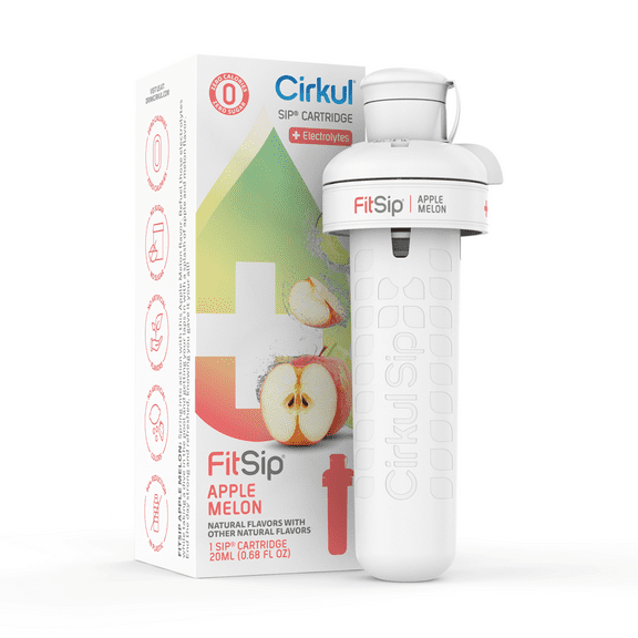 Cirkul FitSip Apple Melon Flavor Cartridge, Drink Mix, 1-Pack