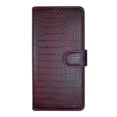thumbnail image 2 of Funda tipo cartera de diseño piel de cocodrilo Solozen para iPhone 11 Pro Vino, 2 of 3