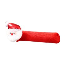 Virelaxpo Christmas Door Handle Decorations with Soft Material and Easy Installation, Festive Accents for Residential and Commercial Entrances, Reusable Design