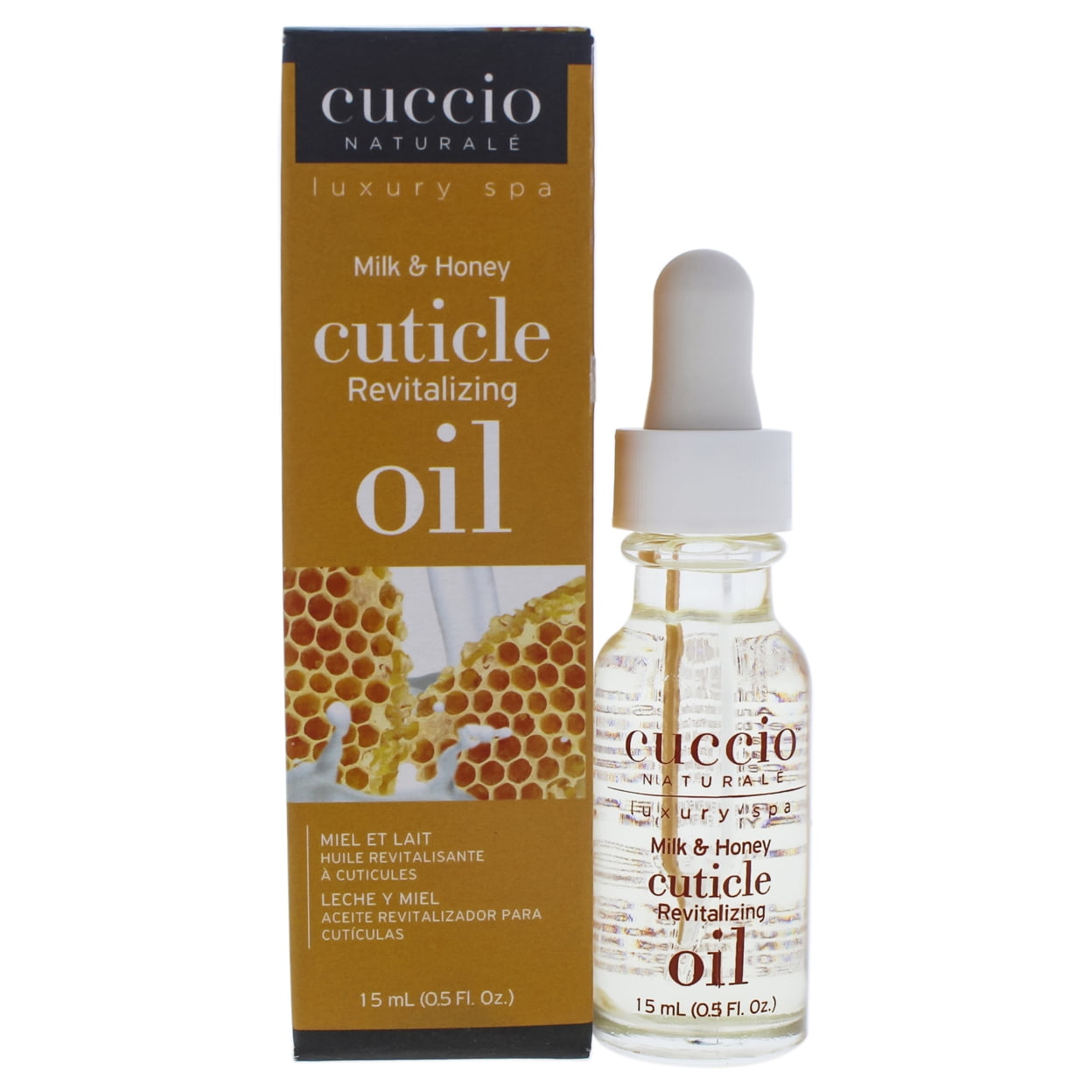Cuticle Revitalizing Oil Milk and Honey Manicure by Cuccio for Unisex