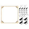thumbnail image 1 of Uxcell Barras de Estiramiento de Lienzo de 15.75 x 15.75 pulgadas, Kit de Marco de Lienzo de Madera, 1 of 6