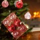 thumbnail image 3 of 6x Bolas de Navidad Decorativas 8cm Bolas Decorativas Bolas de Navidad Colgantes Charm, 3 of 5