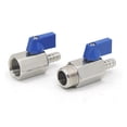 thumbnail image 2 of MINI Ball Valve Tube Tower Adapter Female Thread Male 304 2-Way Ball Valve For Oil, Water, Gas, 2 of 6