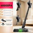 thumbnail image 2 of 60KPa High Suction Cordless Vacuum, 8-in-1 multifunctional cleaner. 45-minute working time, anti-tangle, rechargeable with wall mount. Lightweight for daily home use on floors, carpets and pet hair., 2 of 17