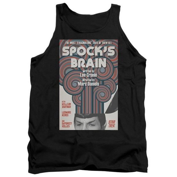 Trevco CBS1993B-TK-1 Star Trek & Tos Episode 56 Adult Cotton Tank Top, Black - Small