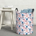 thumbnail image 5 of Goofa American Gnomes Printed Circular Hamper,Laundry Basket with Handles,Storage Baskets Foldable,Large Capacity Laundry Hamper-Medium, 5 of 8