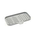 thumbnail image 1 of Bandeja de jabón de cocina de silicona, bandeja de fregadero para mostrador de cocina/botellas de jabón, soporte de esponja y organizador con pico de drenaje, gris brillar Hogar, 1 of 6