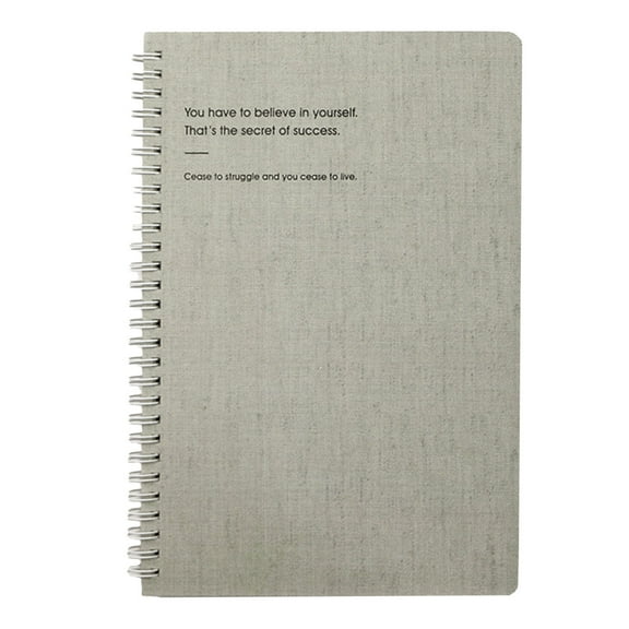 10-Pack B5 Spiral Notebook Set - Eye Protection Daolin Paper, 80 Sheets Each | Bulk Office & Notebooks for Writing, Journaling, Note Taking | 10.62x7.08in Gray