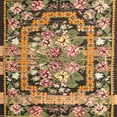thumbnail image 1 of Ahgly Company Machine Washable Indoor Square Traditional Dark Sienna Brown Area Rugs, 6' Square, 1 of 7