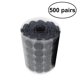 thumbnail image 1 of 500 pares de 20 mm de diámetro alrededor de la parte posterior cintas adhesivas Gancho y lazo autoadhesivas Dot Tapes, 1 of 5