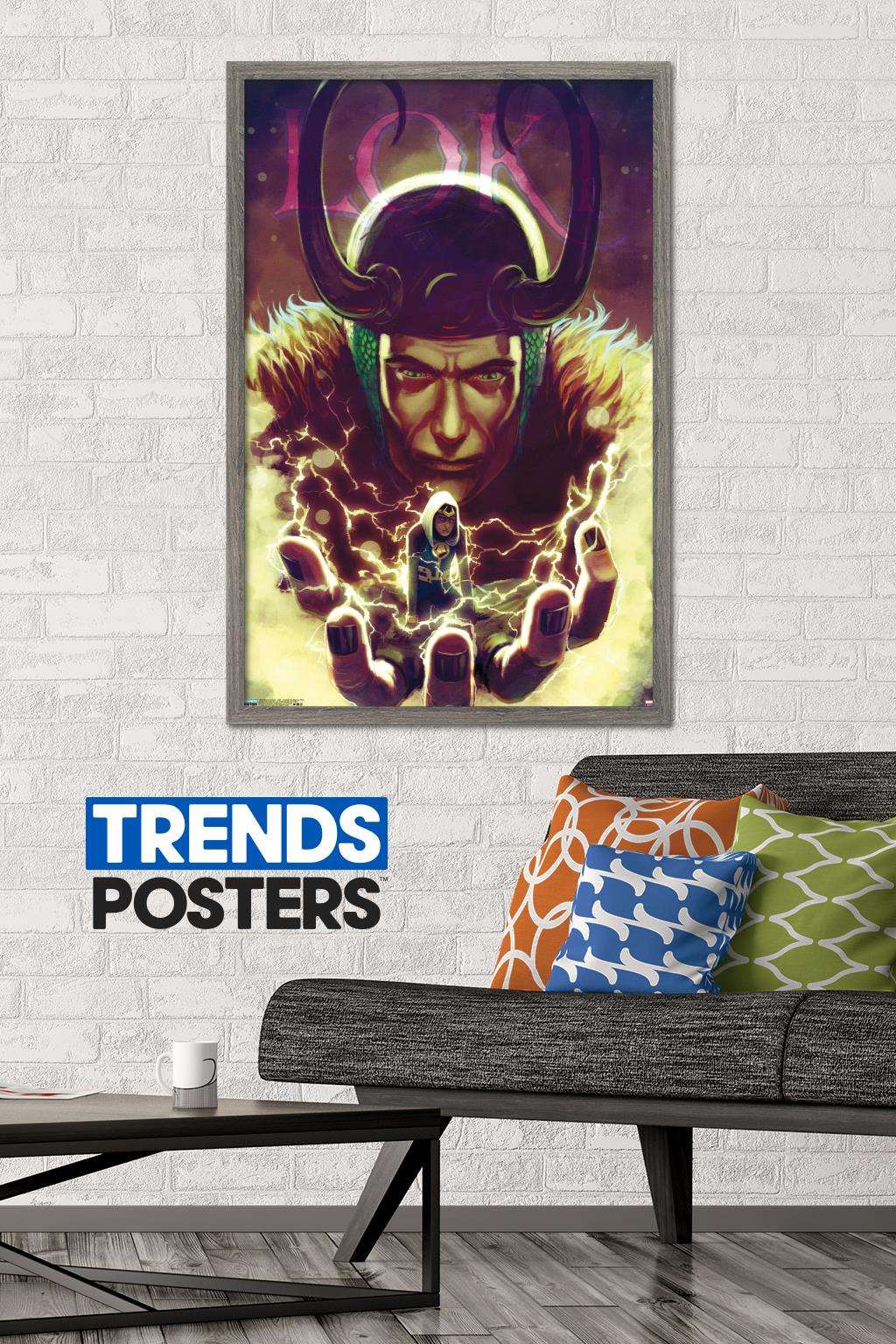 Marvel Comics - Loki - Journey Into Mystery #645 Wall Poster, 22.375" x 34", Framed