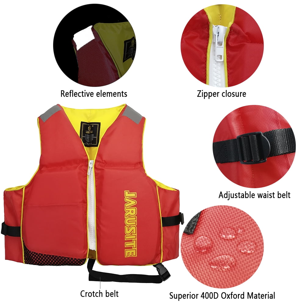 Gilet de Sauvetage de Peche pour Enfants Gilet de Sauvetage pour Enfants Vest Combinaison de Flottaison pour Sports Nautiques Kayak Peche Surf Canoe