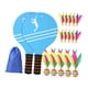 thumbnail image 4 of 2 piezas Bádminton Set Ejercicio Raqueta de bádminton para niños interiores al aire libre estilo D, 4 of 8