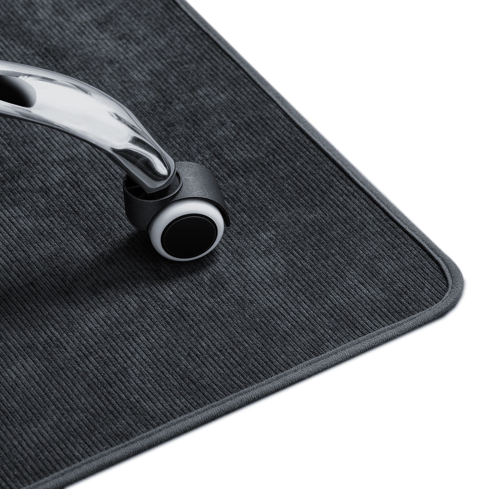 Yecaye Rolling Office Chair Mat for Hardwood Floor 47"x35" AntiSlip