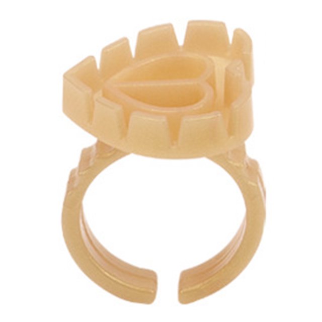 Soporte de anillo de pegamento para extensión de pestañas con forma tazas de pegamento desechables para pestañas
