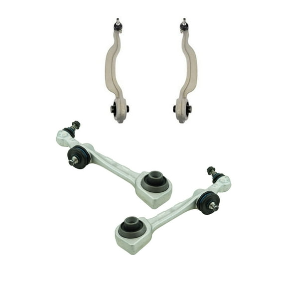 TRQ Front Lower Forward Rearward Control Arm Ball Joint Kit Set 4pc for W221 RWD PSA85605