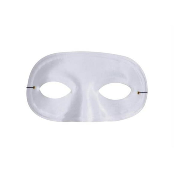 Half Domino Mask White