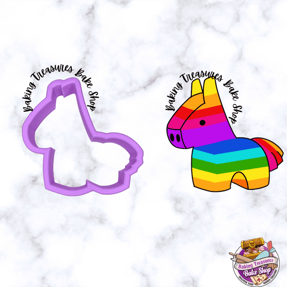 Rainbow Piñata Cookie Cutter
