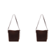 thumbnail image 1 of Bolso Tipo Cubo Ante para Mujer Hombro Hobo Con Correa Ajustable (café), 1 of 9
