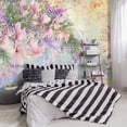 thumbnail image 3 of - Forest Landscapes Woodland Tree Fabric Wallpaper Living Room Bedroom Bathroom Jungle Wall Mural- not Peel and Stick）, 3 of 5