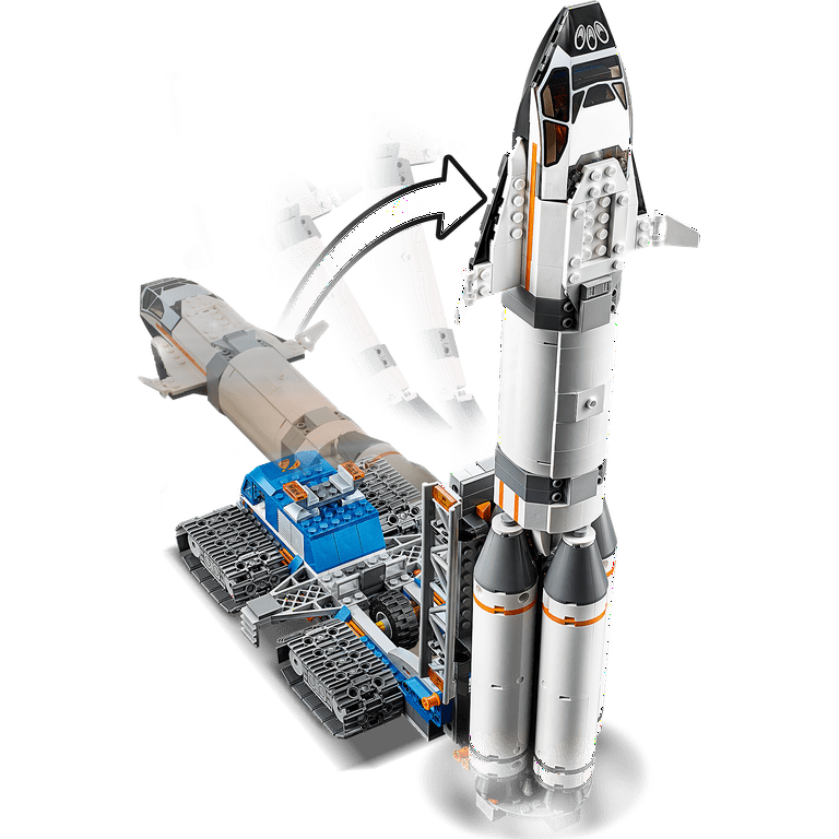 ukuelige Kamp Anholdelse LEGO City Space Rocket Assembly & Transport 60229 Toy Set (1055 Pieces) -  Walmart.com