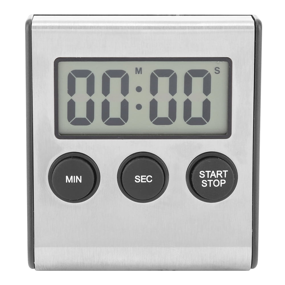 Digital desktop clock tap to light digits - milotrak