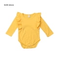 thumbnail image 1 of Maoww Bébé Rampant Garçon Manches Longues Coton Combinaison Vêtements, Jaune, 90cm, 1 of 9