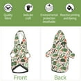 thumbnail image 6 of Honeii Armadillo Print Small Dog Hoodies Pet Hooded Sweatshirts Fall Winter Puppy Cat Sweaters Warm Clothes for Small Dogs Outfits Costume-X-Small, 6 of 7