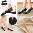 thumbnail image 6 of Pleteffect Socks, Lace No Show Liner Socks for Women, 5 Pairs Casual Lace Low Cut Liner Boat Non-Slip S-ocks( Mix), 6 of 7