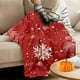 thumbnail image 5 of Christmas Blanket Christmas Tree Printed Cover Blanket Nap Blanket Flannel Blanket Outdoor Insulation Blanket Game Blanket, 5 of 6