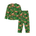 thumbnail image 2 of Wukai Flamingo Print Women's Pajama Set - Soft Long Sleeve Sleepwear for Comfort and Style-Large, 2 of 9