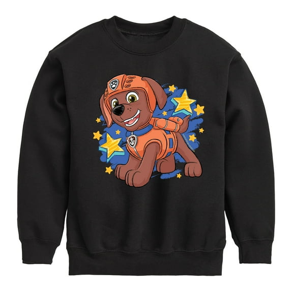 Paw Patrol - Zuma Sketch - Toddler & Youth Crewneck Fleece Sweatshirt